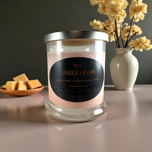 Amber Glow Scented Candle