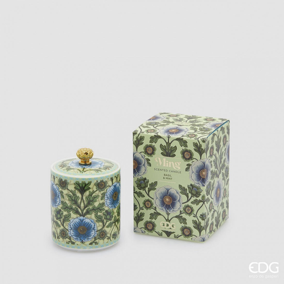 Ming Duftlys med Basil & Mint høyde 10 cm