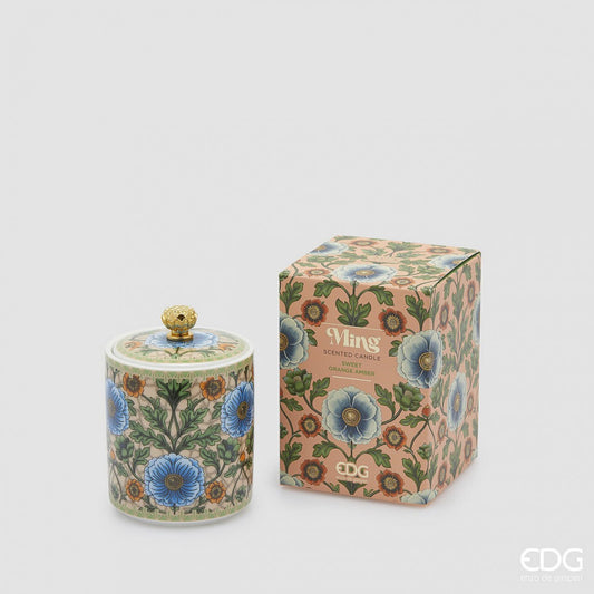 Ming Duftlys med Sweet Orange Amber 10 cm