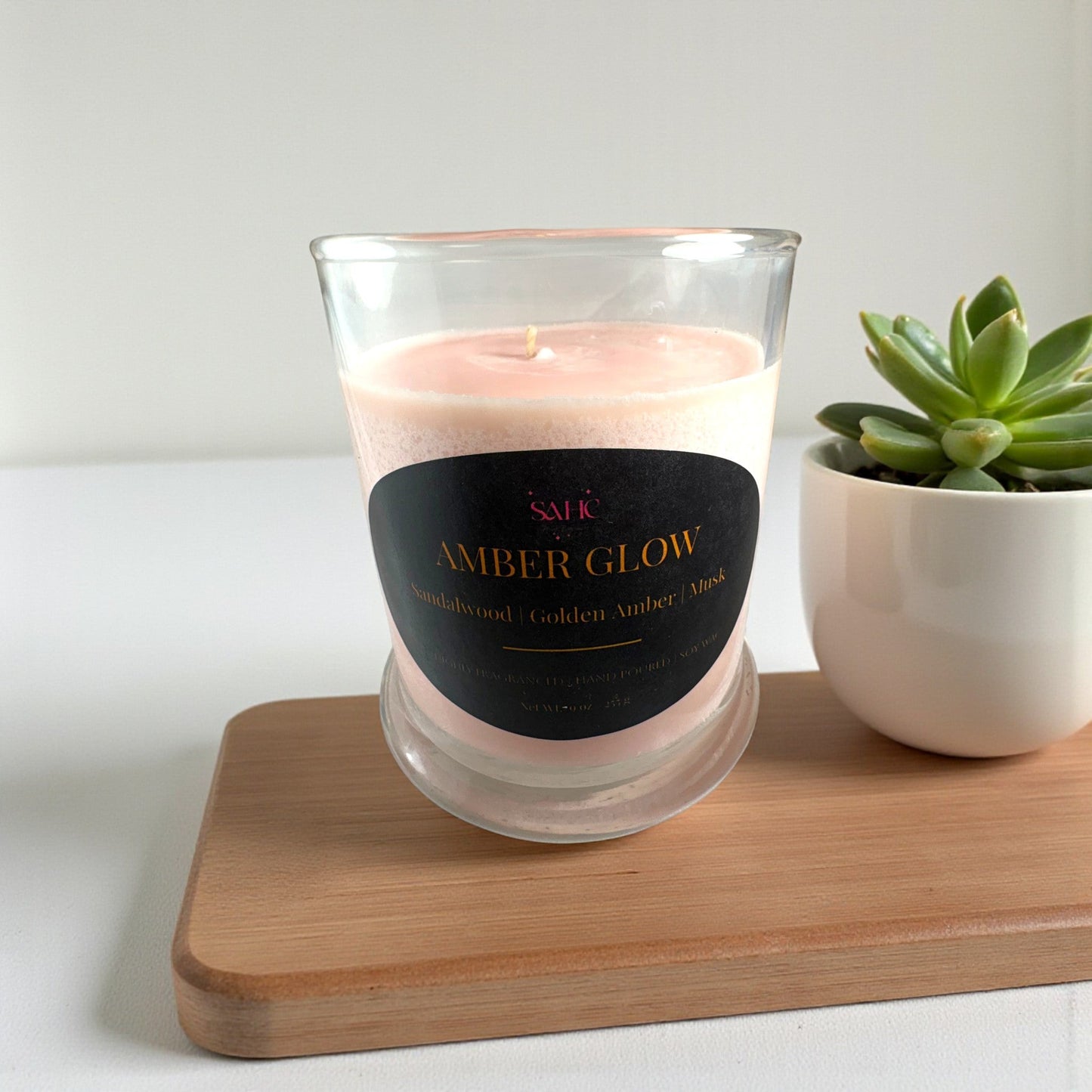 Amber Glow Scented Candle