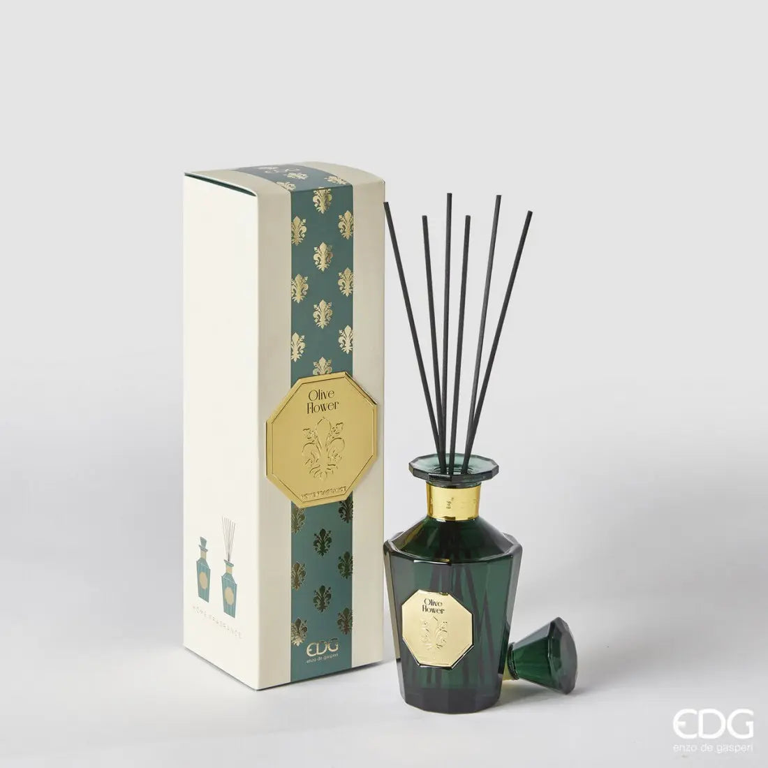 Grønne EDG Gold Lily duftpinner Olive Flower 230 ml
